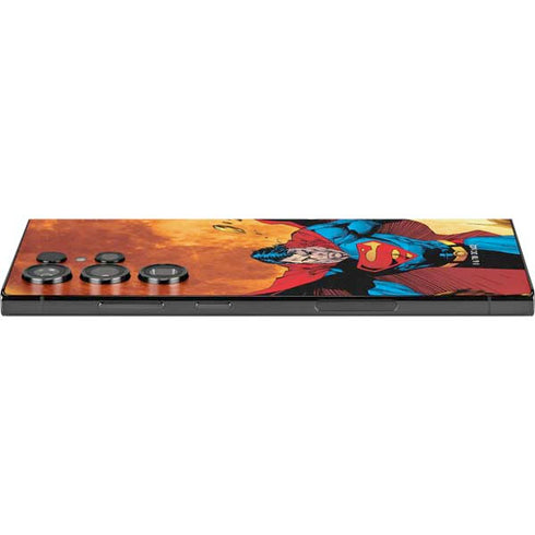 DC Comics Superman Action Pose Art By Jim Lee Galaxy S25 Ultra Skin