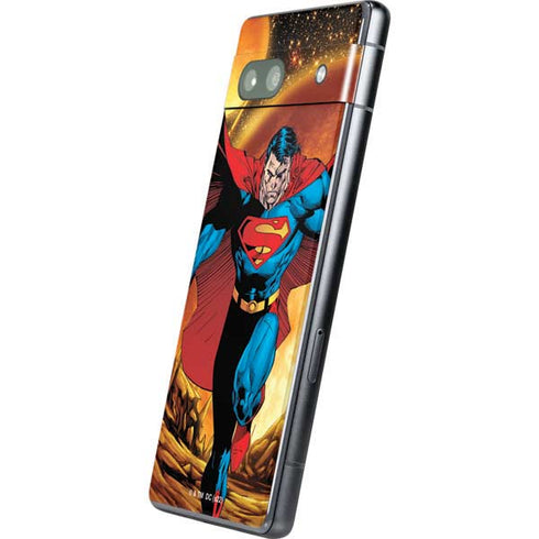 DC Comics Superman Action Pose Art By Jim Lee Google Pixel 7a Skin