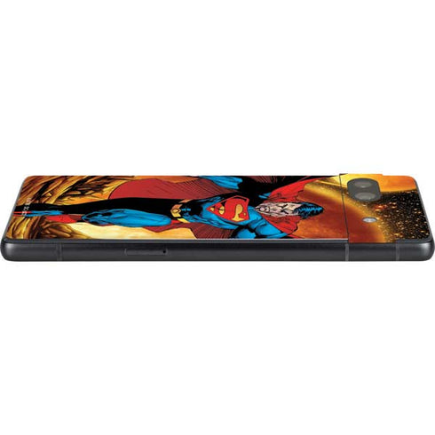 DC Comics Superman Action Pose Art By Jim Lee Google Pixel 7a Skin