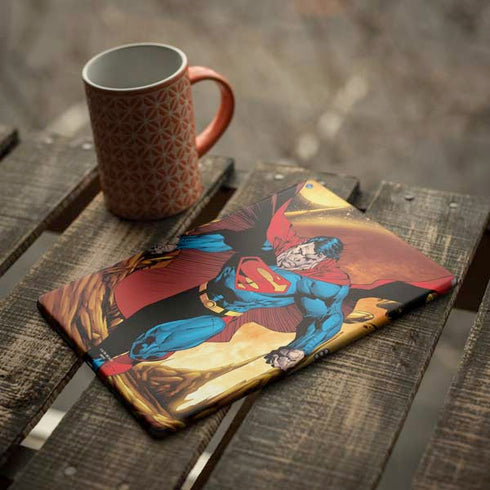 DC Comics Superman Action Pose Art By Jim Lee iPad Skins