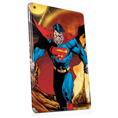 DC Comics Superman Action Pose Art By Jim Lee Apple iPad Skin