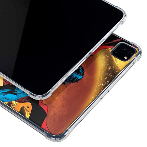 DC Comics Superman Action Pose Art By Jim Lee iPad Pro 11in (2024) Clear Case