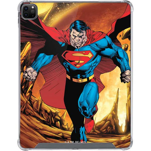 DC Comics Superman Action Pose Art By Jim Lee iPad Cases