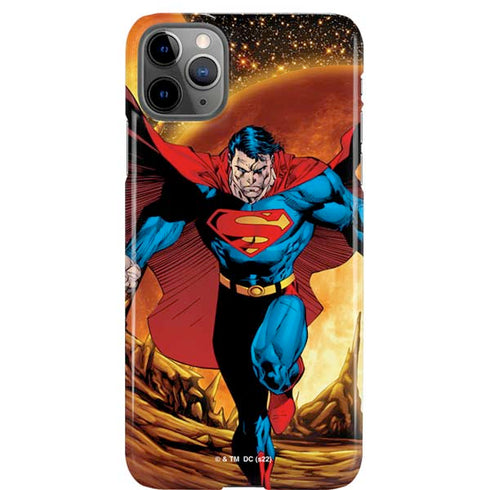 DC Comics Superman Action Pose Art By Jim Lee iPhone Cases