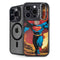 DC Comics Superman Action Pose Art By Jim Lee iPhone 14 Pro Kickstand Case