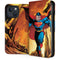 DC Comics Superman Action Pose Art By Jim Lee iPhone 15 Plus Folio Case