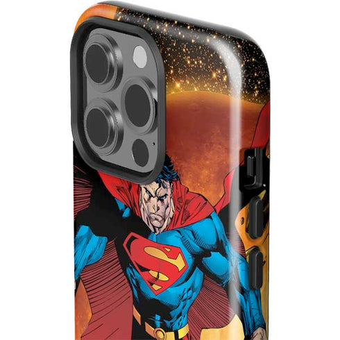 DC Comics Superman Action Pose Art By Jim Lee iPhone 15 Pro Impact Case