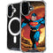 DC Comics Superman Action Pose Art By Jim Lee iPhone 16 MagSafe Case
