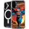 DC Comics Superman Action Pose Art By Jim Lee iPhone 16 Plus MagSafe Case