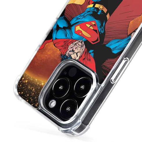 DC Comics Superman Action Pose Art By Jim Lee iPhone 16 Pro MagSafe Case