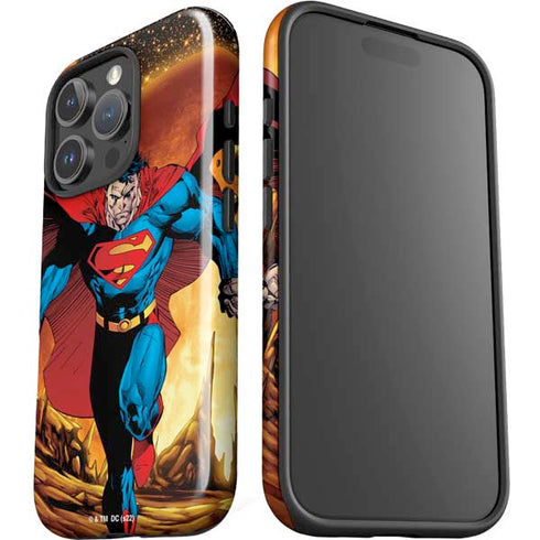 DC Comics Superman Action Pose Art By Jim Lee iPhone 16 Pro Max Impact Case