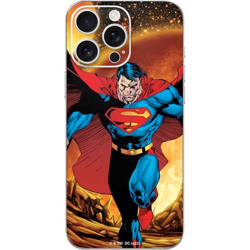 DC Comics Superman Action Pose Art By Jim Lee iPhone 16 Pro Max Skin
