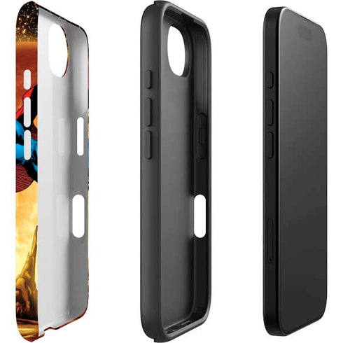 DC Comics Superman Action Pose Art By Jim Lee iPhone 16e Impact Case