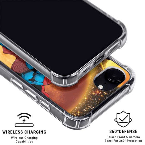 DC Comics Superman Action Pose Art By Jim Lee iPhone 16e MagSafe Case