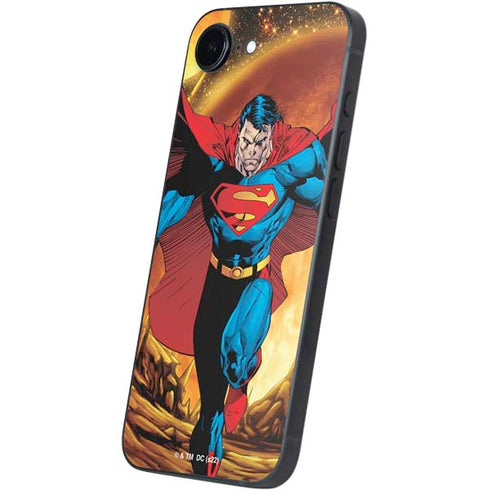 DC Comics Superman Action Pose Art By Jim Lee iPhone 16e Skin