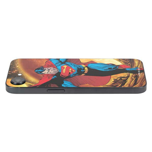 DC Comics Superman Action Pose Art By Jim Lee iPhone 16e Skin