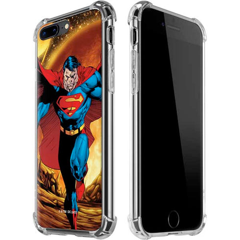 DC Comics Superman Action Pose Art By Jim Lee iPhone Cases