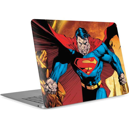 DC Comics Superman Action Pose Art By Jim Lee Apple MacBook Air Skin