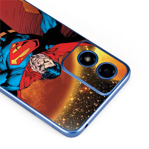 DC Comics Superman Action Pose Art By Jim Lee Moto G Play 4G (2024) Skin