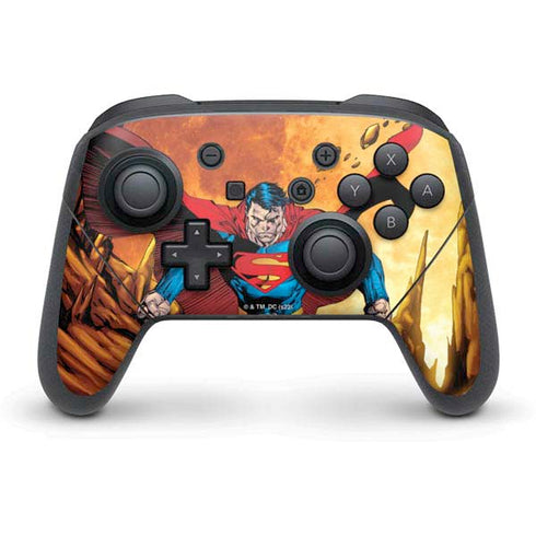 DC Comics Superman Action Pose Art By Jim Lee Nintendo Skins