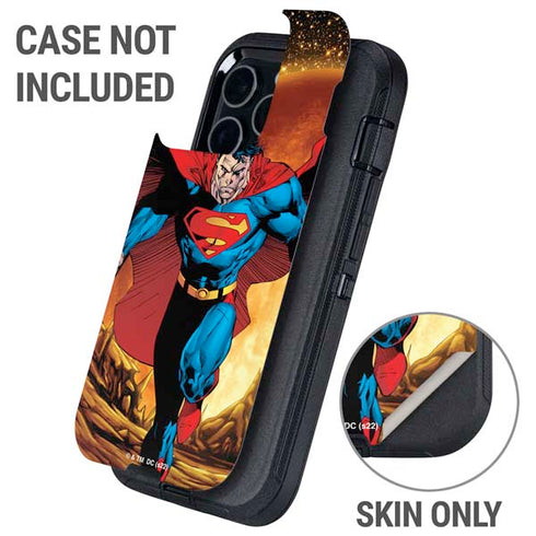 DC Comics Superman Action Pose Art By Jim Lee Otterbox Defender iPhone Skin
