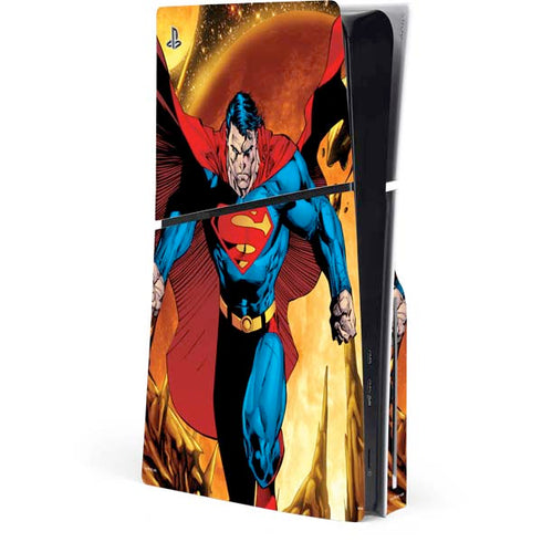 DC Comics Superman Action Pose Art By Jim Lee PlayStation PS5 Skins