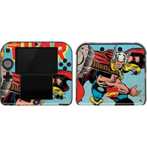 Marvel Classic Comics The Mighty Thor Nintendo 2DS Skin