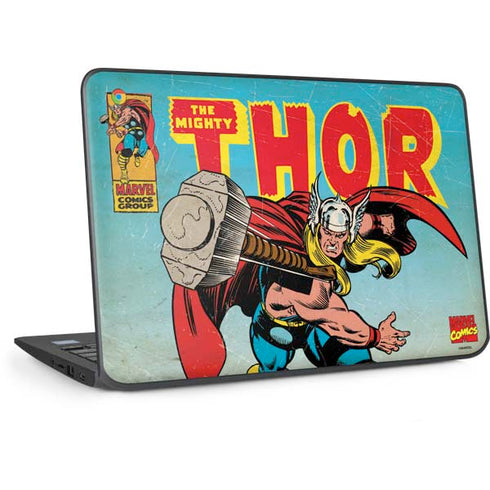Marvel Classic Comics The Mighty Thor HP Chromebook Skin