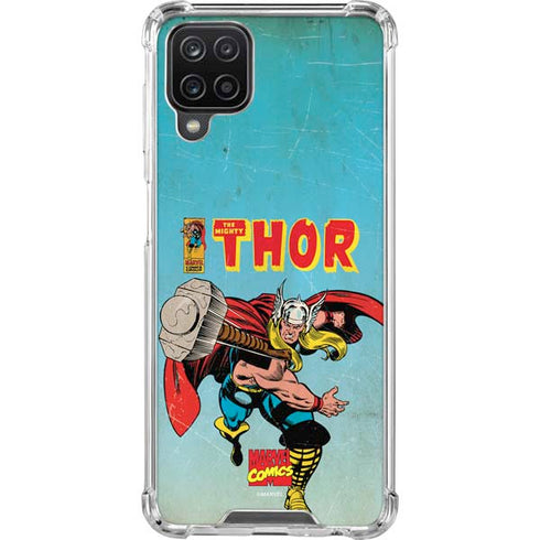 Marvel Classic Comics The Mighty Thor Galaxy A12 Clear Case