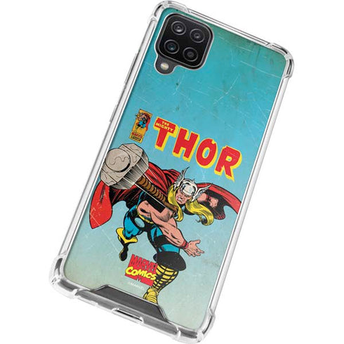 Marvel Classic Comics The Mighty Thor Galaxy A12 Clear Case