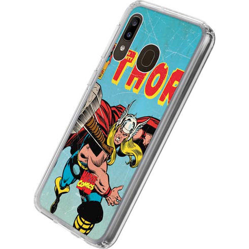 Marvel Classic Comics The Mighty Thor Galaxy A20 Clear Case