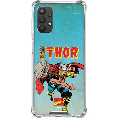 Marvel Classic Comics The Mighty Thor Galaxy A32 5G Clear Case
