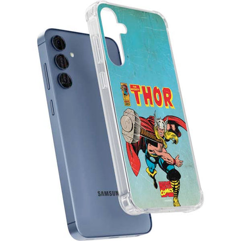 Marvel Classic Comics The Mighty Thor Galaxy A55 5G Clear Case