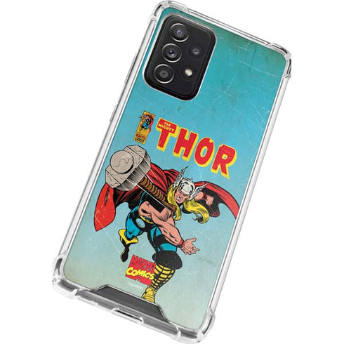 Marvel Classic Comics The Mighty Thor Galaxy A72 5G Clear Case