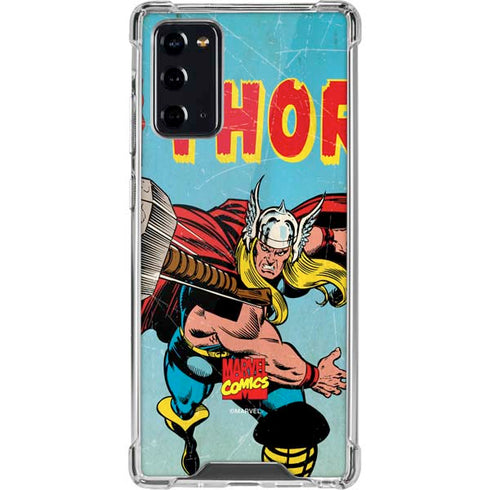 Marvel Classic Comics The Mighty Thor Galaxy Note20 5G Clear Case
