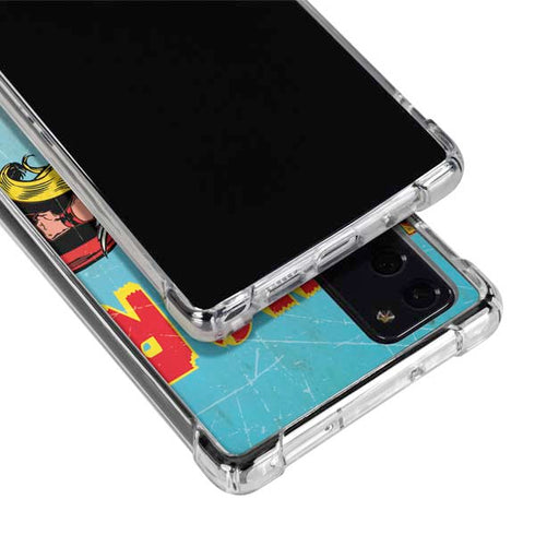 Marvel Classic Comics The Mighty Thor Galaxy Note20 5G Clear Case