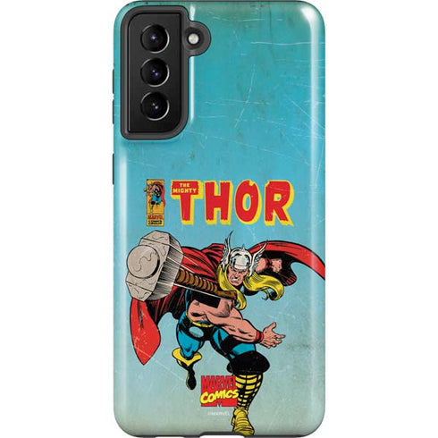 Marvel Classic Comics The Mighty Thor Galaxy S21 Plus 5G Pro Case