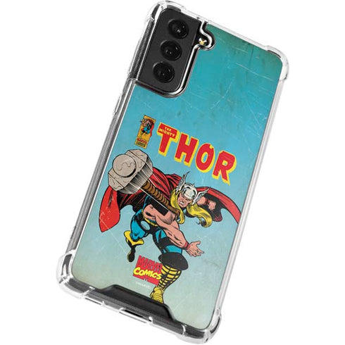 Marvel Classic Comics The Mighty Thor Galaxy S22 Plus Clear Case