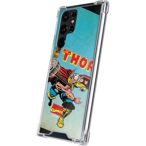 Marvel Classic Comics The Mighty Thor Galaxy S22 Ultra Clear Case