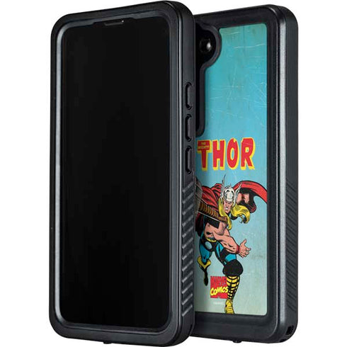 Marvel Classic Comics The Mighty Thor Galaxy S23 Plus Waterproof Case