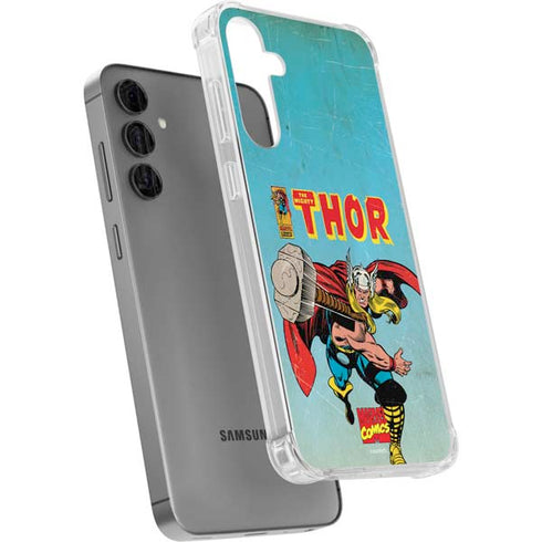 Marvel Classic Comics The Mighty Thor Galaxy S24 Plus Clear Case