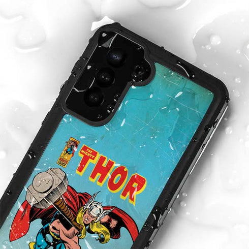 Marvel Classic Comics The Mighty Thor Galaxy S24 Plus Waterproof Case