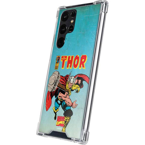Marvel Classic Comics The Mighty Thor Galaxy S24 Ultra Clear Case