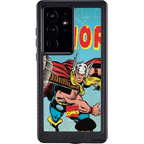 Marvel Classic Comics The Mighty Thor Galaxy S24 Ultra Waterproof Case