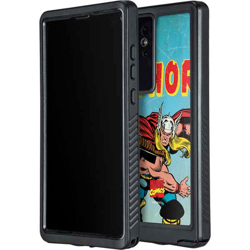 Marvel Classic Comics The Mighty Thor Galaxy S24 Ultra Waterproof Case