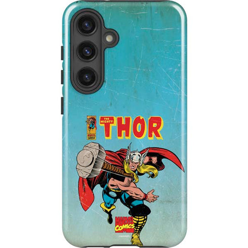 Marvel Classic Comics The Mighty Thor Galaxy S25 Impact Case