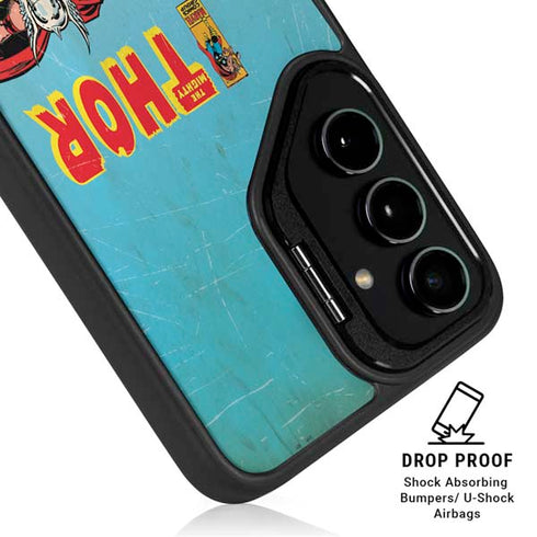 Marvel Classic Comics The Mighty Thor Galaxy S25 Kickstand Case