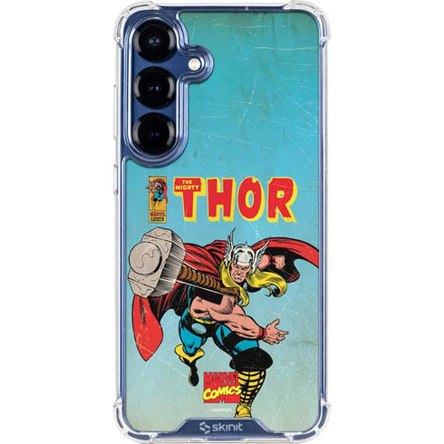 Marvel Classic Comics The Mighty Thor Galaxy S25 Plus Clear Case