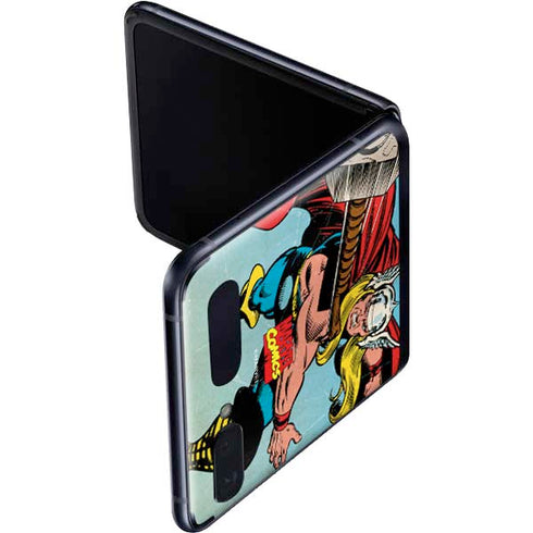Marvel Classic Comics The Mighty Thor Galaxy Z Flip Skin