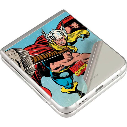 Marvel Classic Comics The Mighty Thor Galaxy Z Flip3 5G Skin